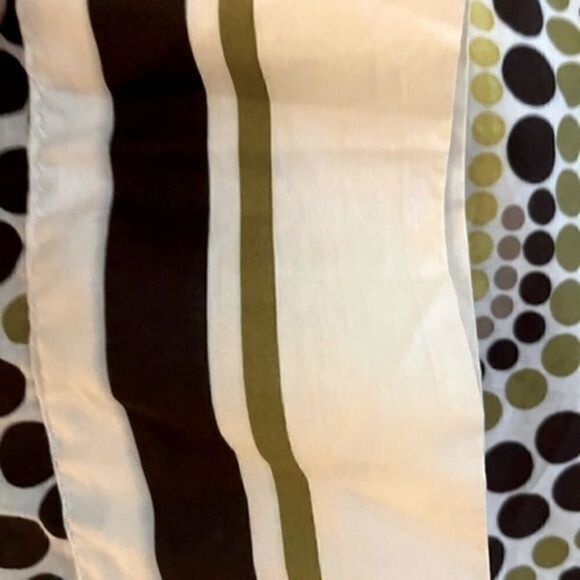 NY & Company Tunic. Size Medium. Yellow and brown. Circle pattern. - Picture 4 of 5